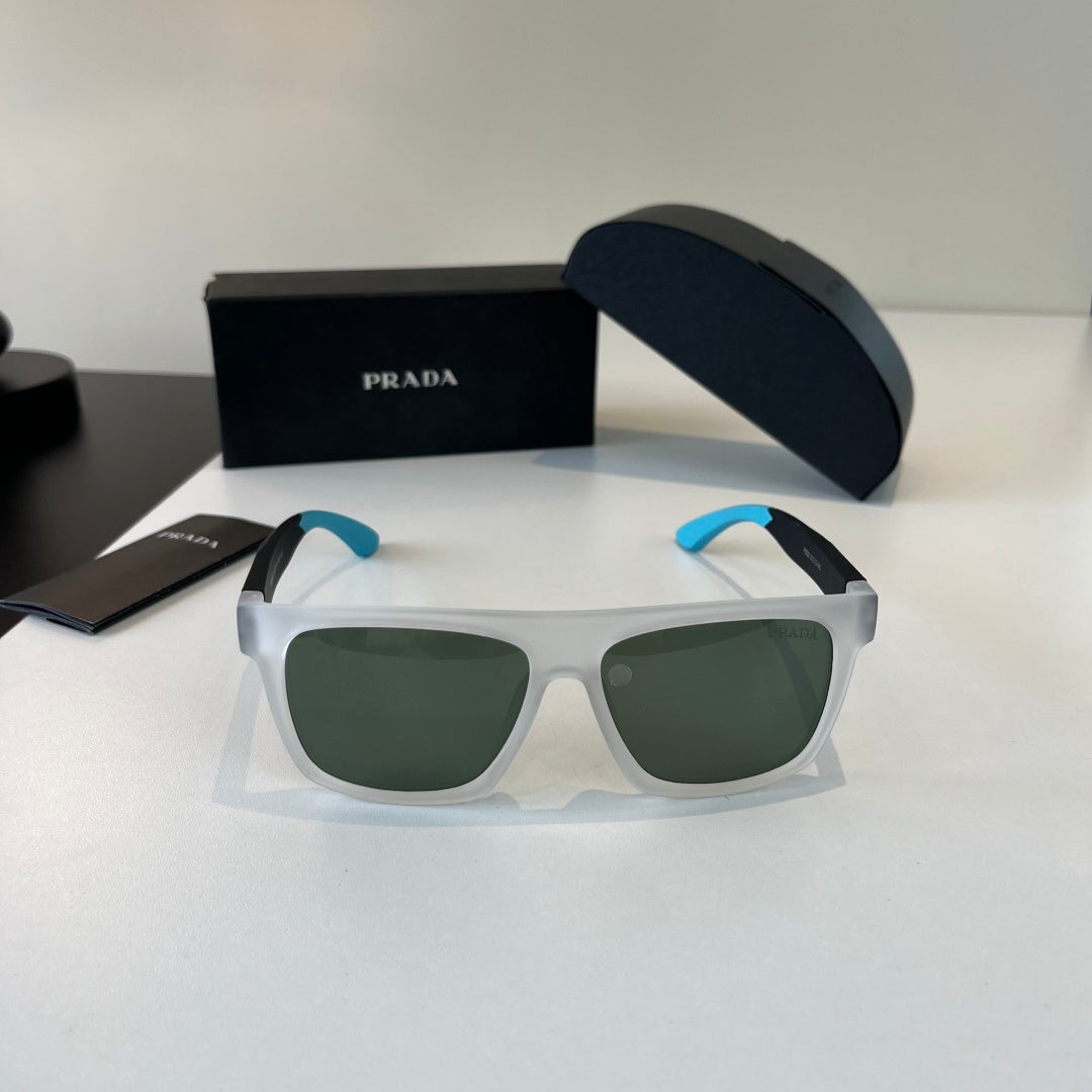 Prada Polarized Fashion Silver Lens Sunglasses for Men - 398957 - detail image 2