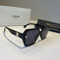 Celine Fashion Black Lens Sunglasses for Men & Women - 431958