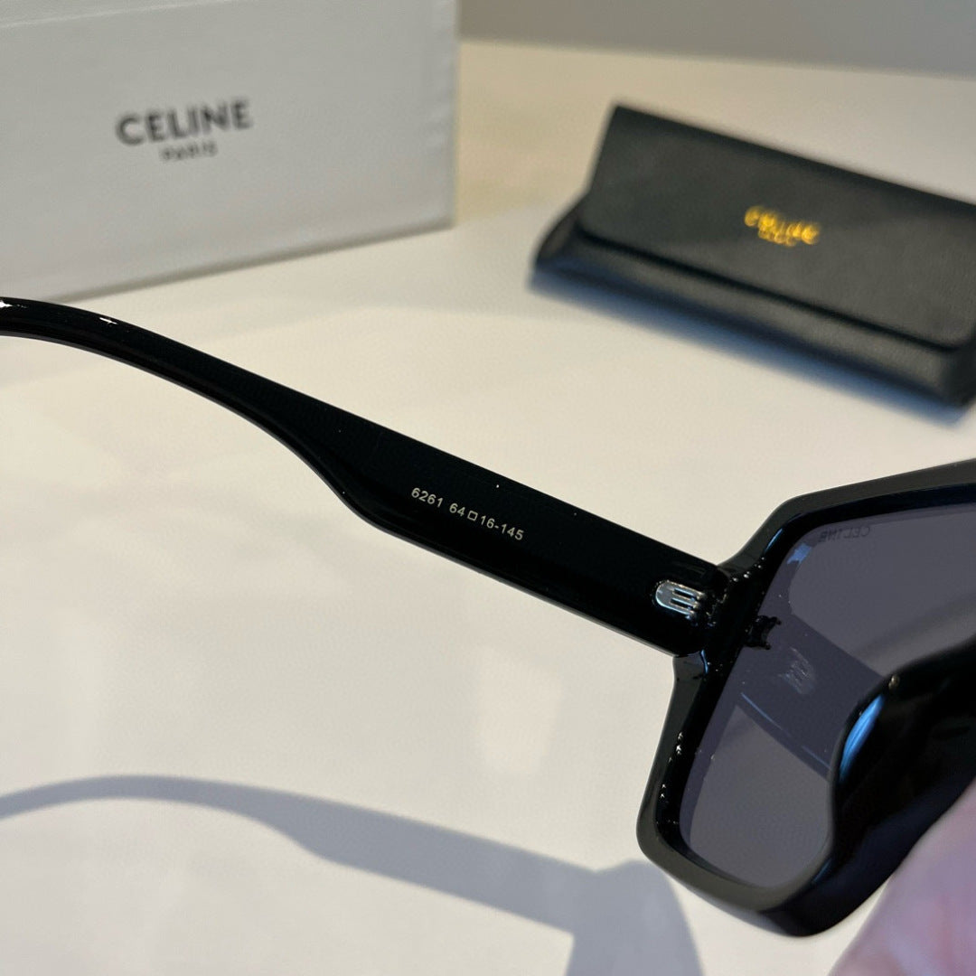 Celine Fashion Black Lens Sunglasses for Men & Women - 415604 - detail image 11