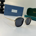 Gucci Oversized Silver Lens Sunglasses for Men & Women - 493356