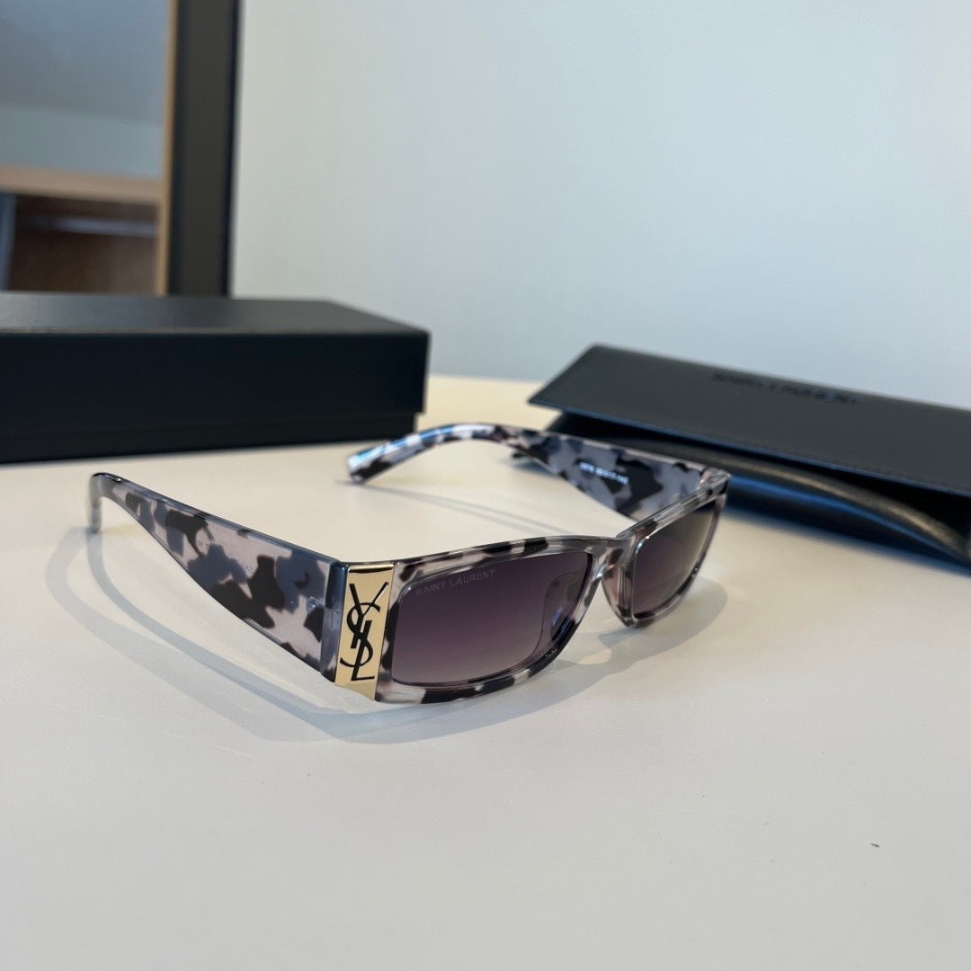 Saint Laurent Fashion Silver Lens Sunglasses for Men & Women - 415592