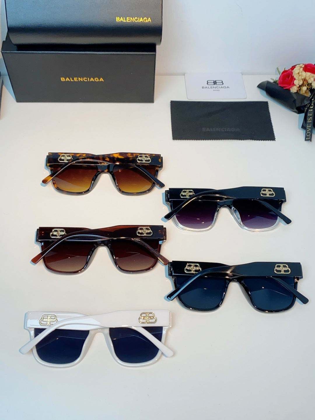 Balenciaga Fashion Brown Lens Sunglasses for Men & Women - 358652 - detail image 11