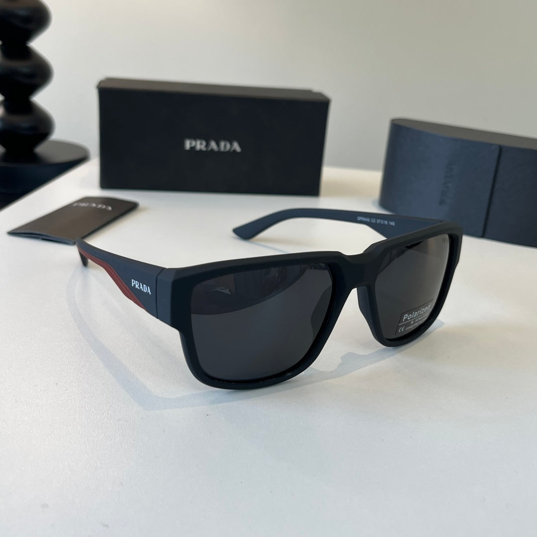 Prada Fashion Black Lens Sunglasses for Men & Women - 432075