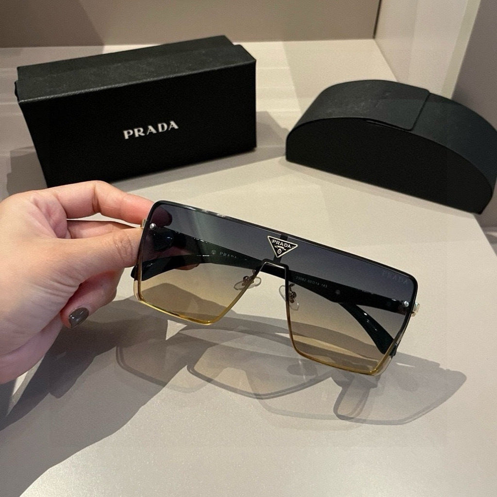 Prada Polarized Fashion Silver Lens Sunglasses for Men - 398930 - detail image 3