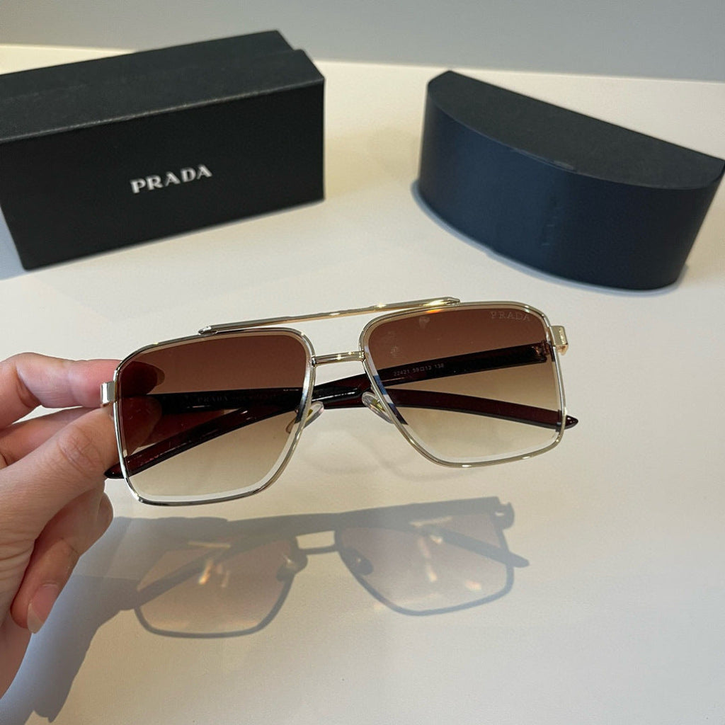 Prada Polarized Fashion Brown Lens Sunglasses for Men - 415804 - detail image 6