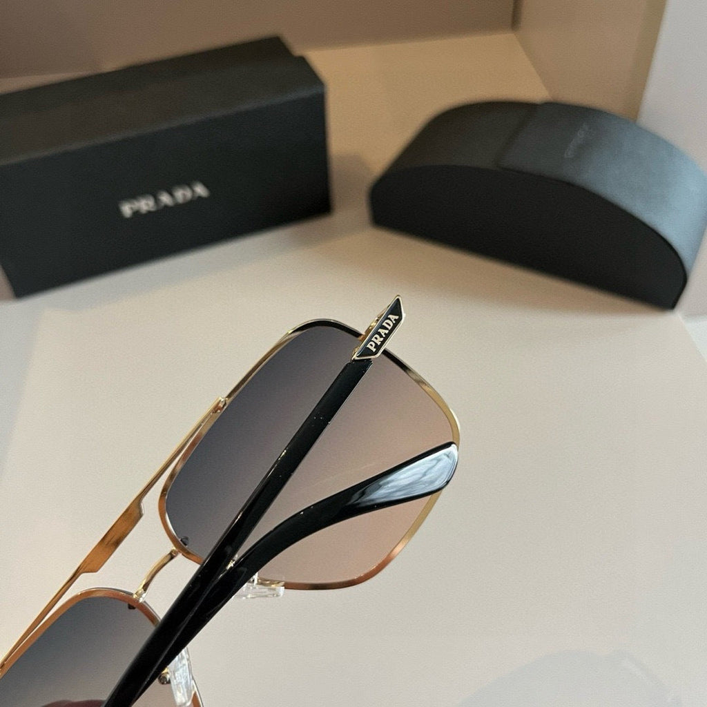 Prada Polarized Fashion Silver Lens Sunglasses for Men - 432048 - detail image 5