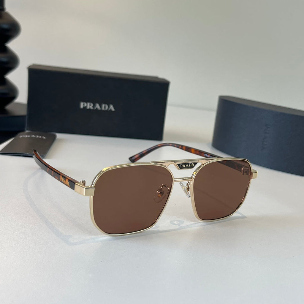 Prada Polarized Fashion Black Lens Sunglasses for Men - 432178