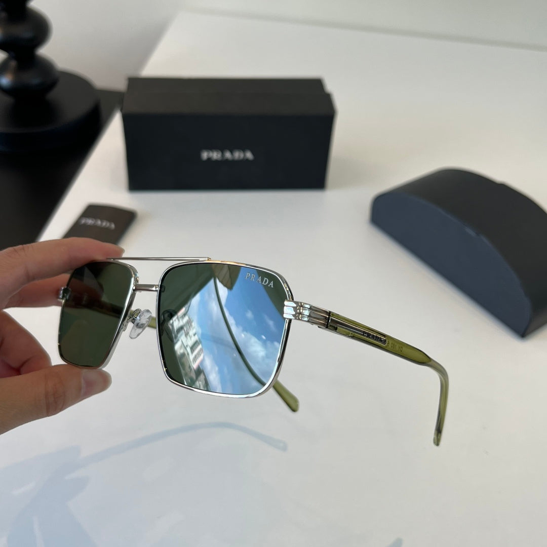 Prada Fashion Silver Lens Sunglasses for Men - 432183 - detail image 4