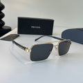 Prada Fashion Silver Lens Sunglasses for Men - 487079