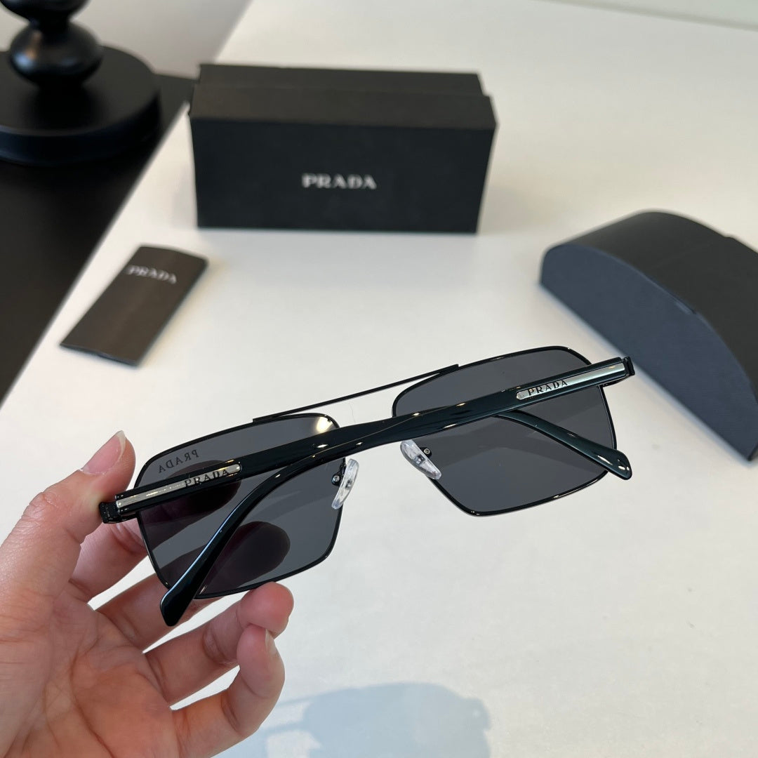 Prada Fashion Black Lens Sunglasses for Men - 487080 - detail image 8