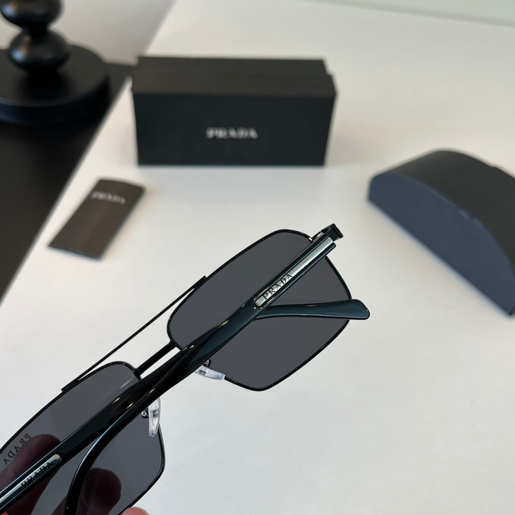 Prada Fashion Black Lens Sunglasses for Men - 432185 - detail image 7