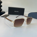 Prada Fashion Red Lens Sunglasses for Men