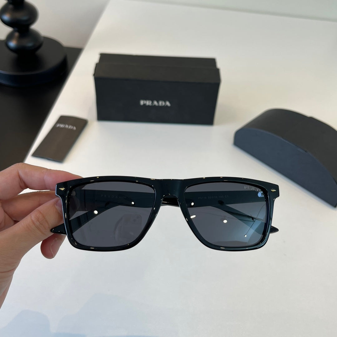 Prada Fashion Black Lens Sunglasses for Men - 487057 - detail image 6