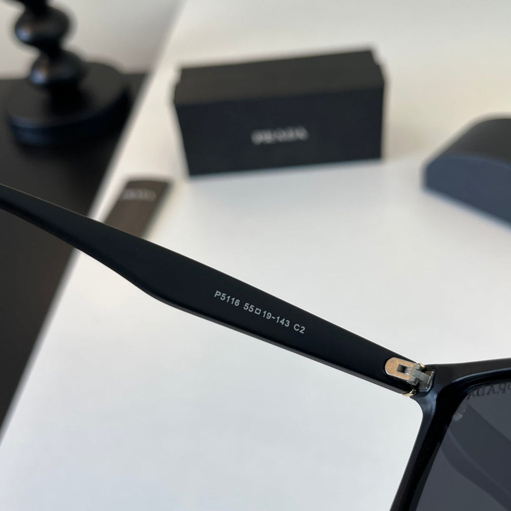 Prada Fashion Black Lens Sunglasses for Men - 487060 - detail image 9