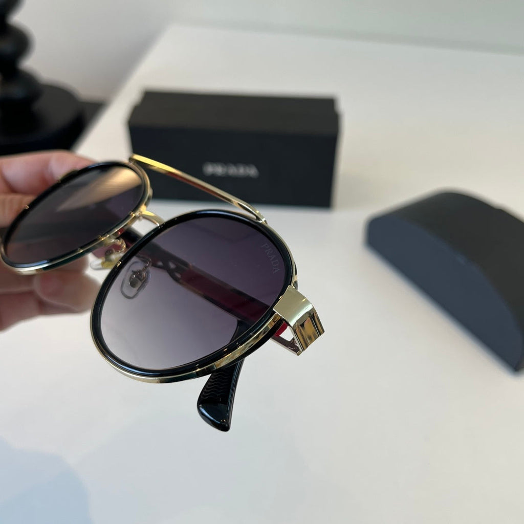 Prada Fashion Silver Lens Sunglasses for Men - 487093 - detail image 6