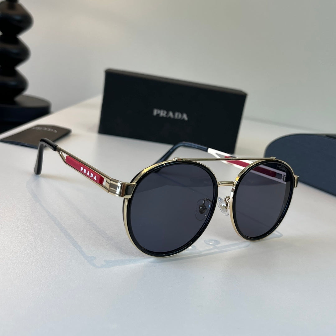 Prada Fashion Black Lens Sunglasses for Men - 465574