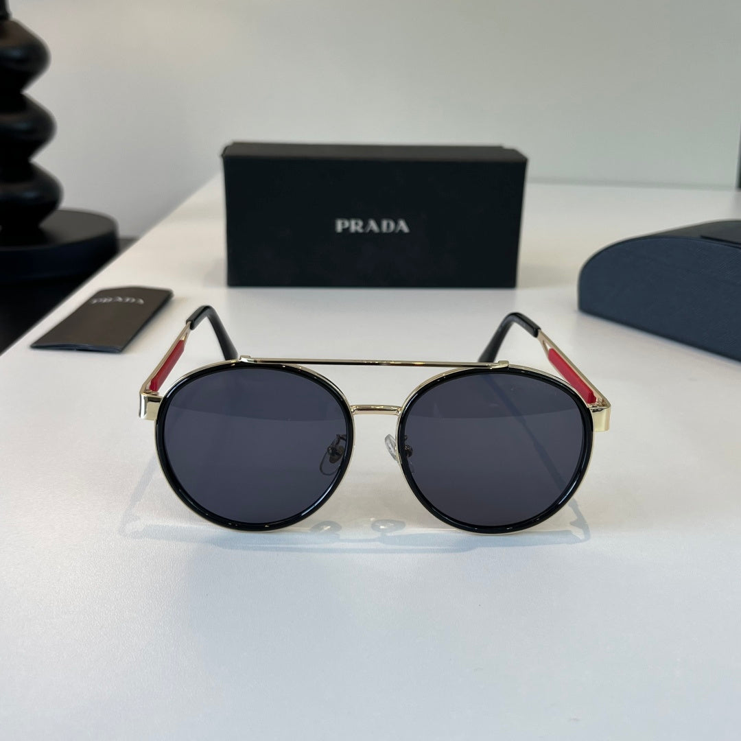 Prada Fashion Black Lens Sunglasses for Men - 432194 - detail image 2