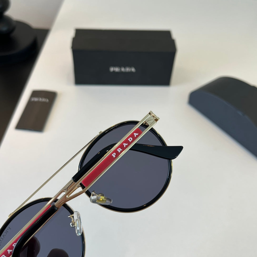 Prada Fashion Black Lens Sunglasses for Men - 487094 - detail image 5