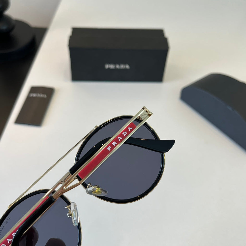 Prada Fashion Black Lens Sunglasses for Men - 465574 - detail image 5