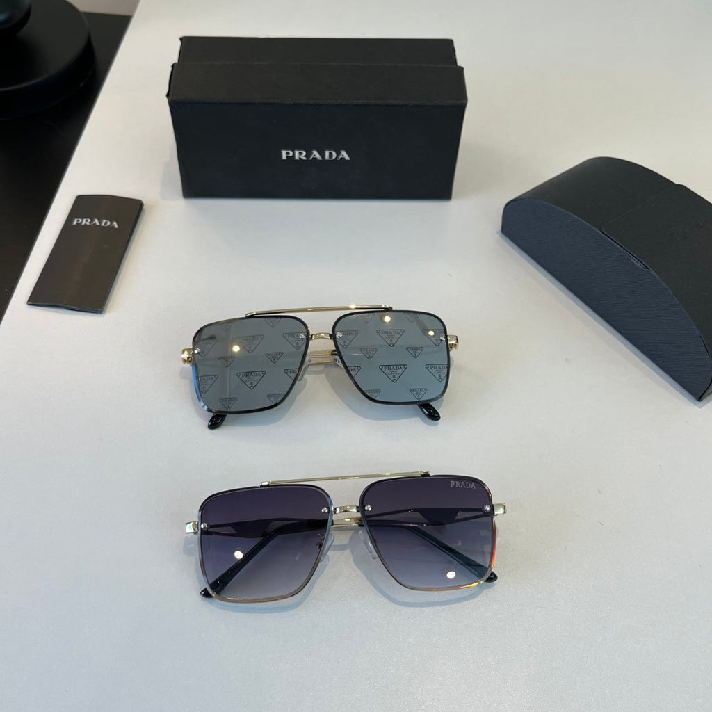 Prada Polarized Fashion Silver Lens Sunglasses for Men - 432038 - detail image 10