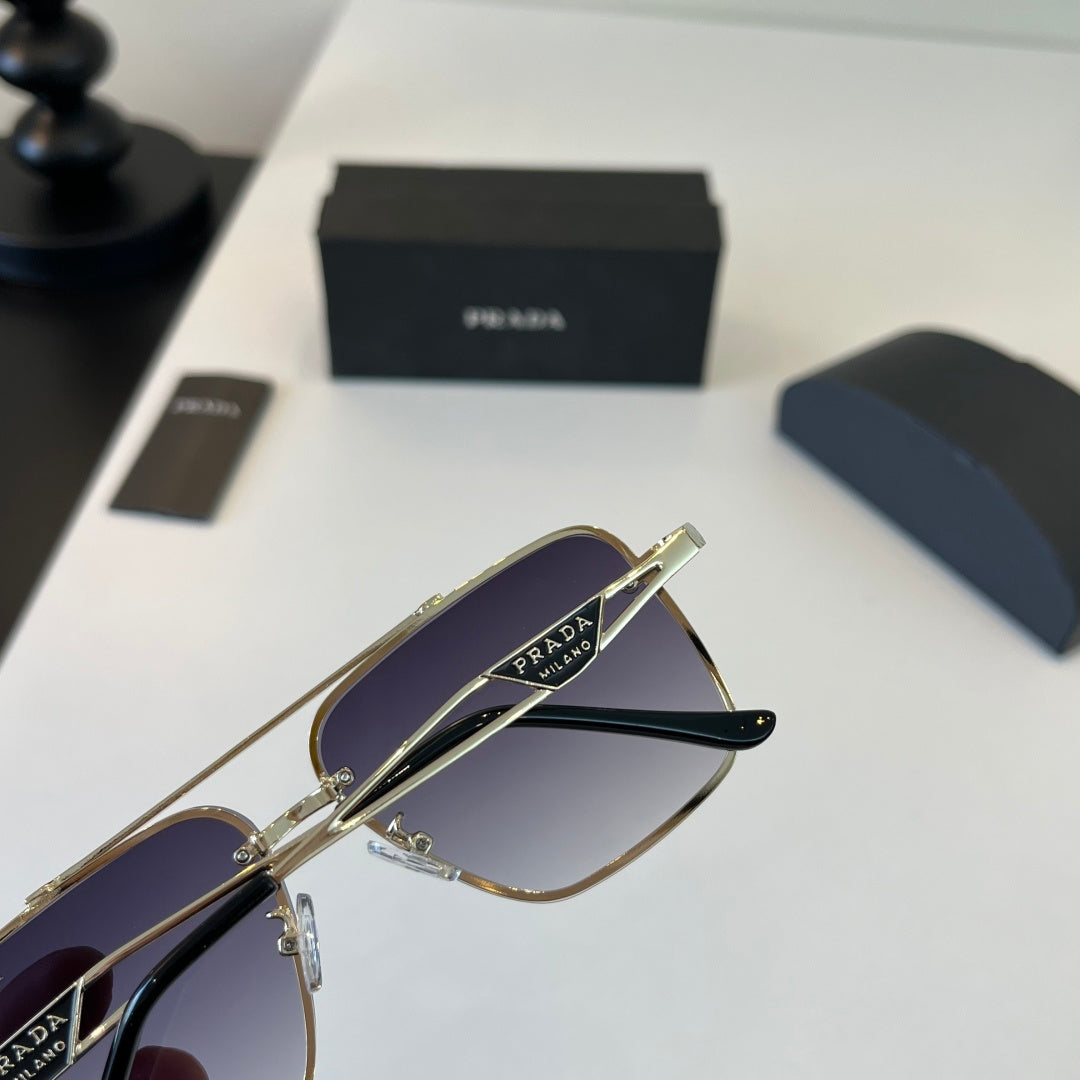Prada Polarized Fashion Silver Lens Sunglasses for Men - 432038 - detail image 6