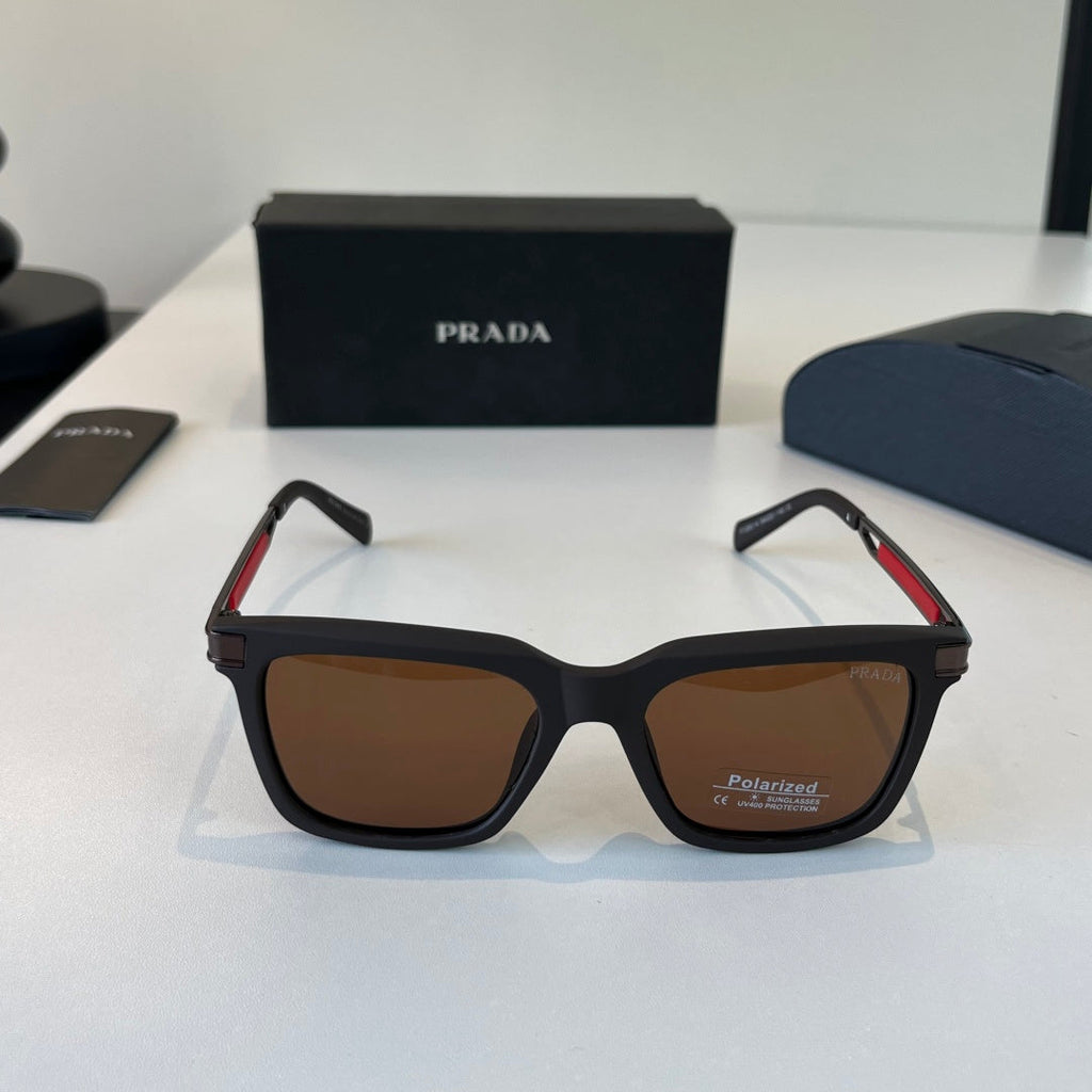 Prada Fashion Black Lens Sunglasses for Men - 432177 - detail image 2