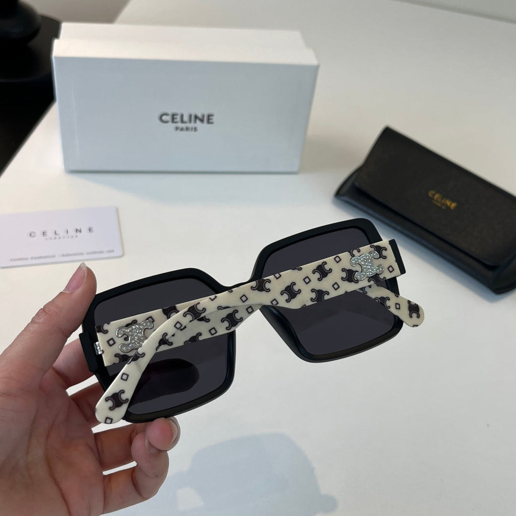 Celine Fashion Black Lens Sunglasses for Men & Women - 358296 - detail image 8