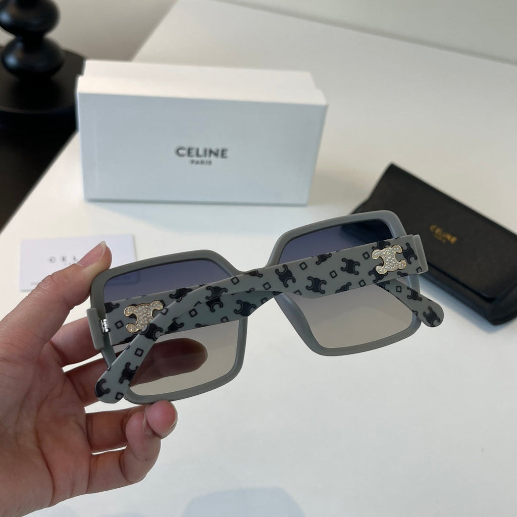 Celine Fashion Black Lens Sunglasses for Men & Women - 431944 - detail image 8