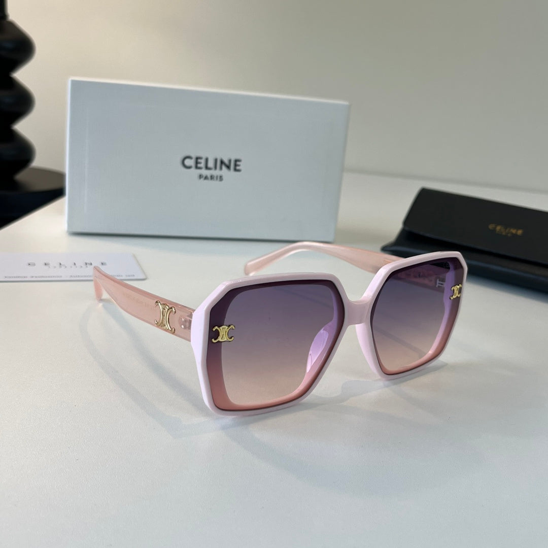 Celine Fashion Silver Lens Sunglasses for Men & Women - 358298