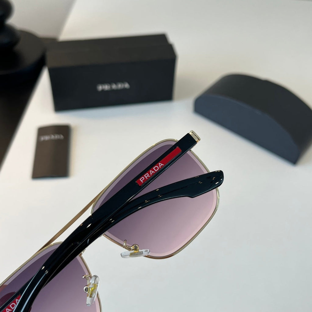 Prada Polarized Fashion Silver Lens Sunglasses for Men - 432135 - detail image 7