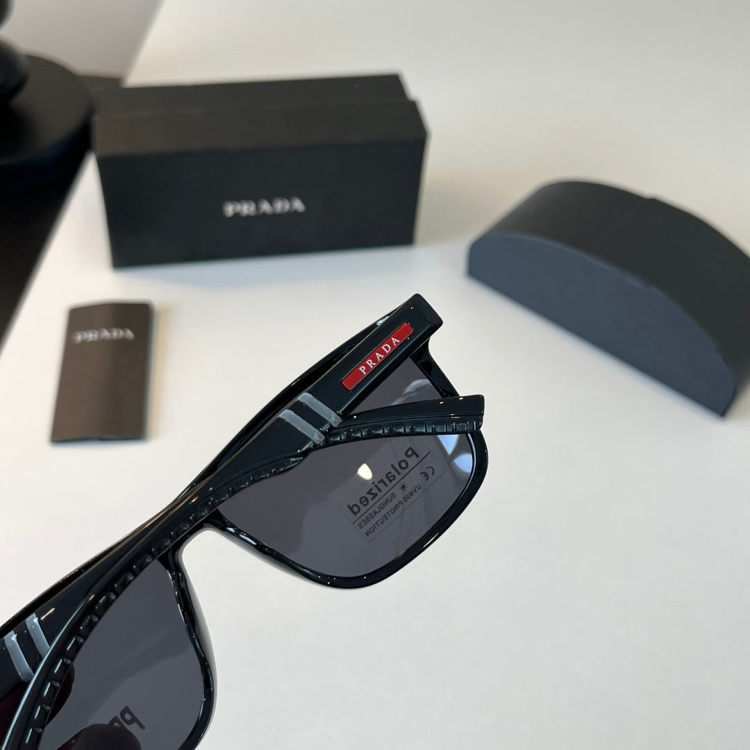Prada Fashion Black Lens Sunglasses for Men - 465722 - detail image 7