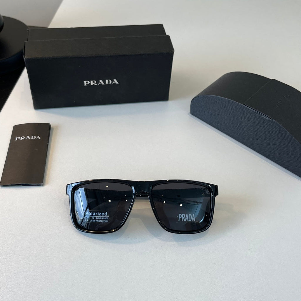 Prada Fashion Black Lens Sunglasses for Men - 398926 - detail image 4