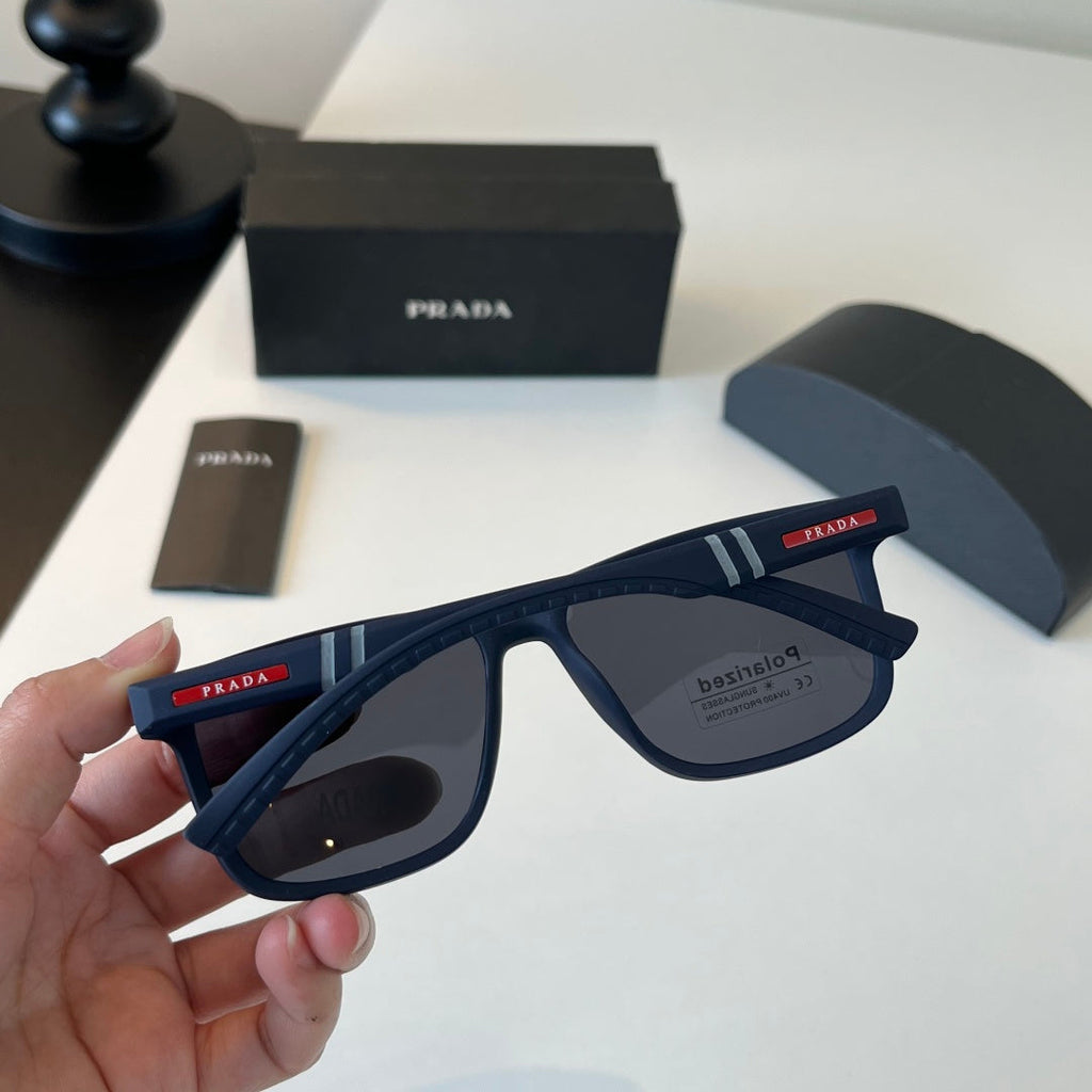 Prada Fashion Black Lens Sunglasses for Men - 398927 - detail image 8