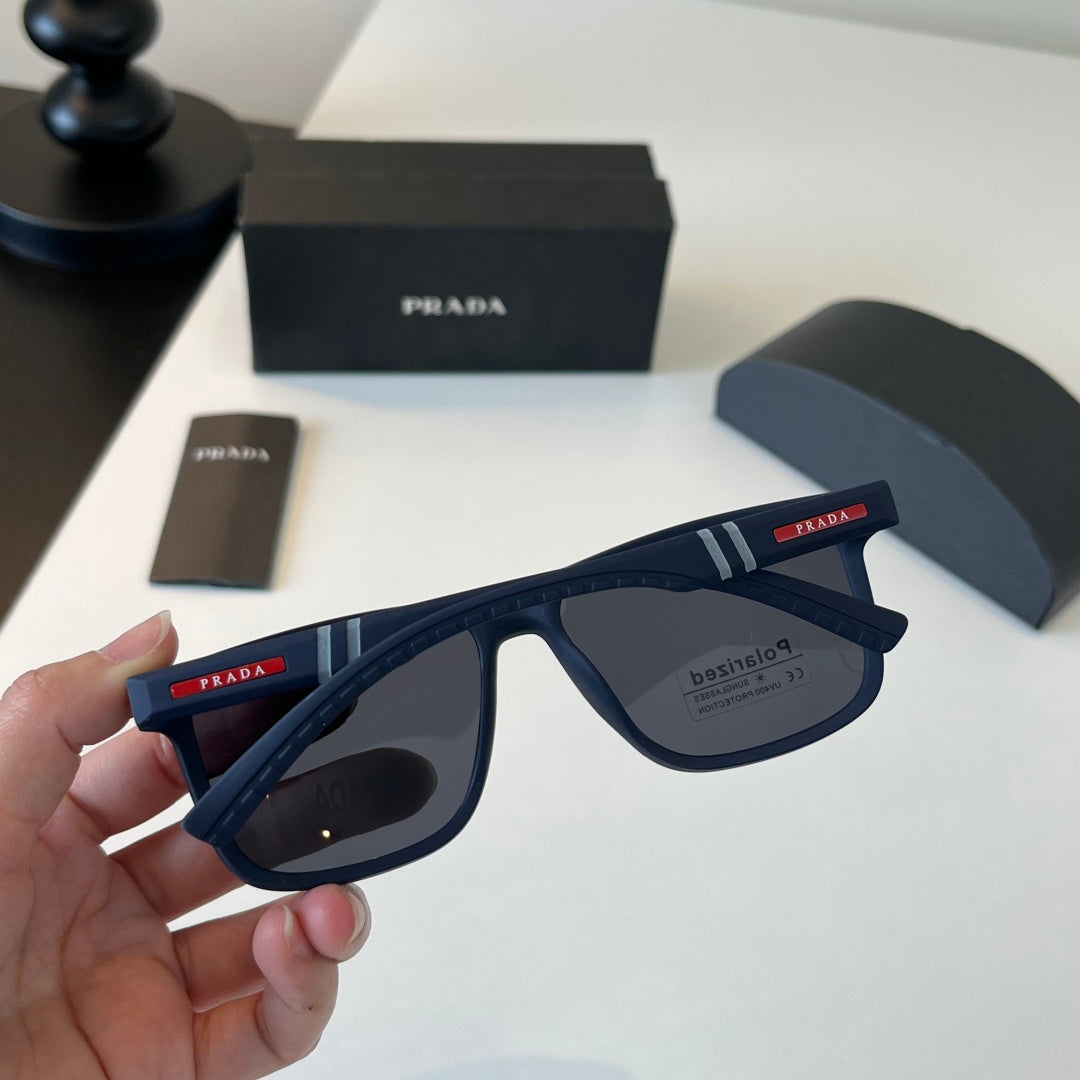 Prada Fashion Black Lens Sunglasses for Men - 398927 - detail image 8