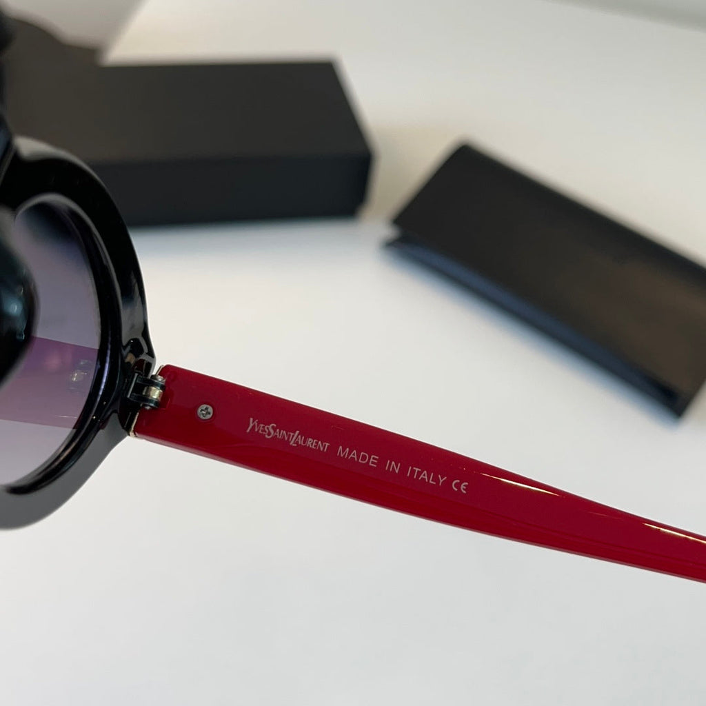 Saint Laurent Cat-Eye Silver Lens Sunglasses for Men & Women - 398794 - detail image 9
