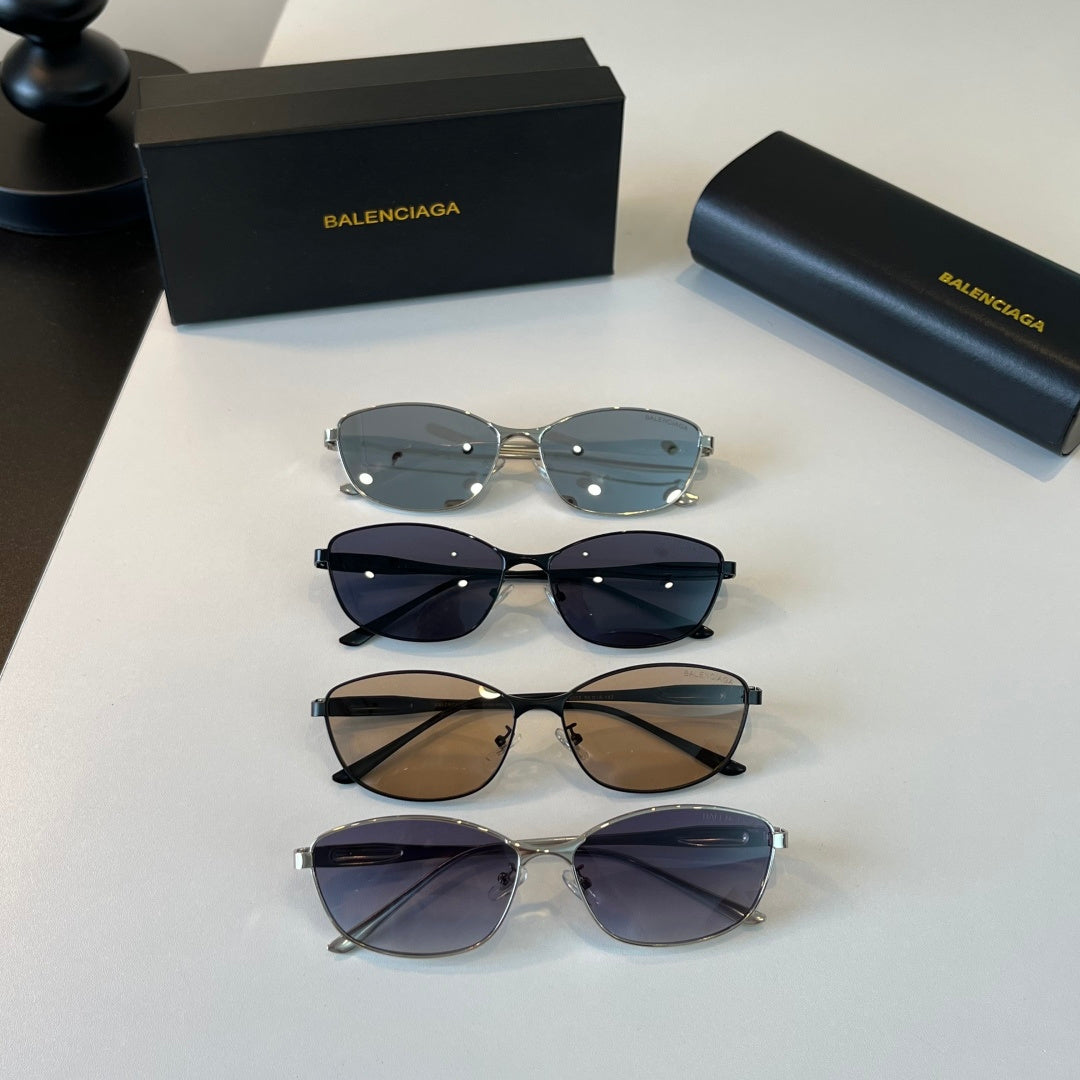 Balenciaga Rectangular Silver Lens Sunglasses for Men & Women - 358639 - detail image 11