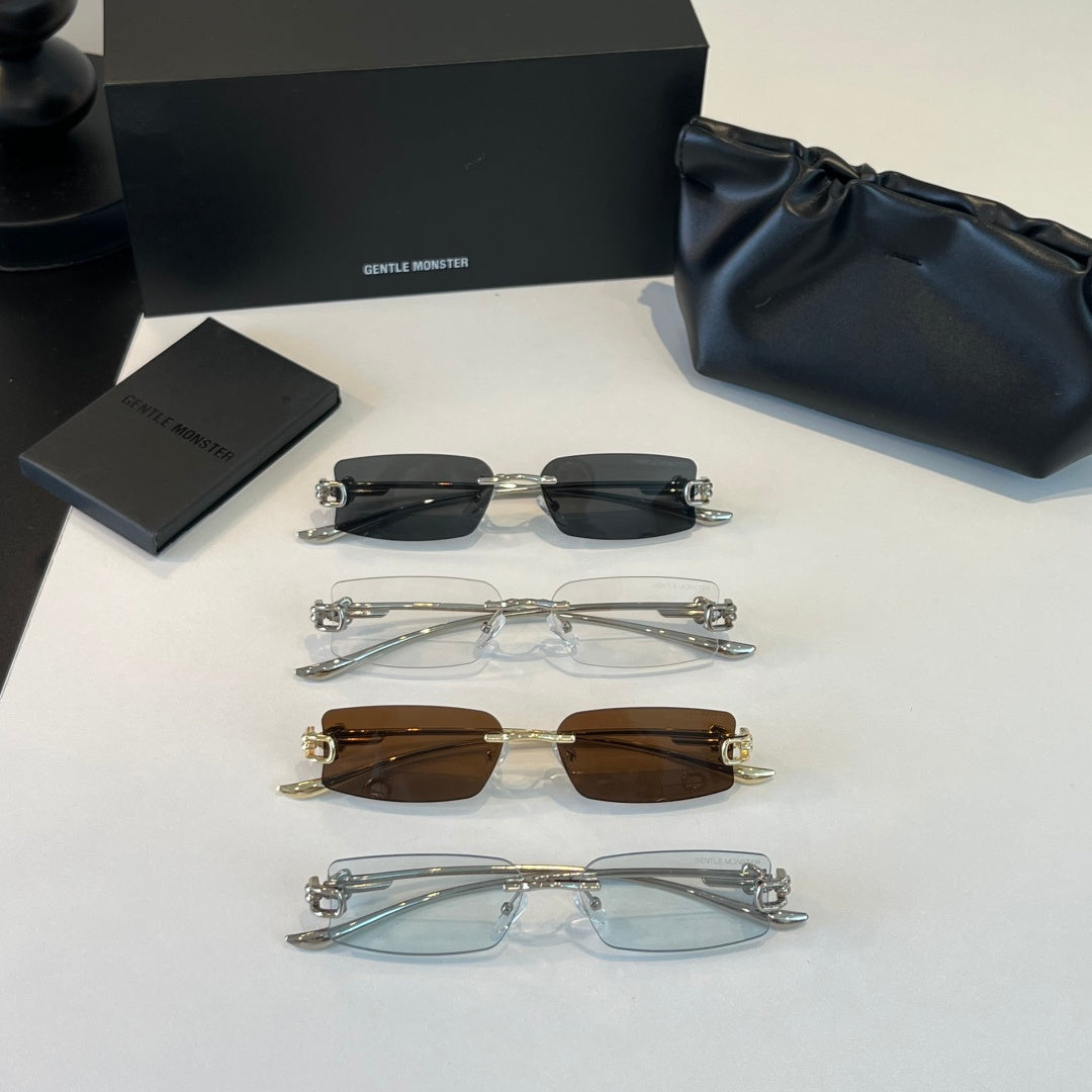 Gentle Monster Fashion Silver Lens Sunglasses for Men & Women - 432986 - detail image 11