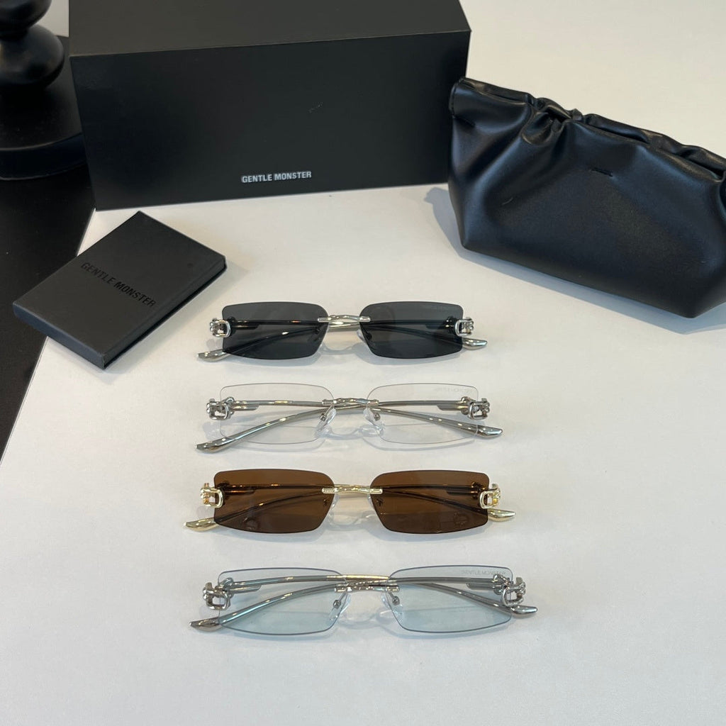 Gentle Monster Fashion Brown Lens Sunglasses for Men & Women - 432987 - detail image 10