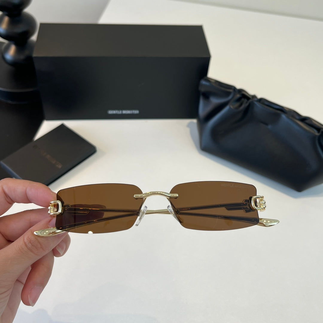 Gentle Monster Fashion Brown Lens Sunglasses for Men & Women - 372615 - detail image 6