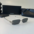 Gentle Monster Fashion Silver Lens Sunglasses for Men & Women - 488020