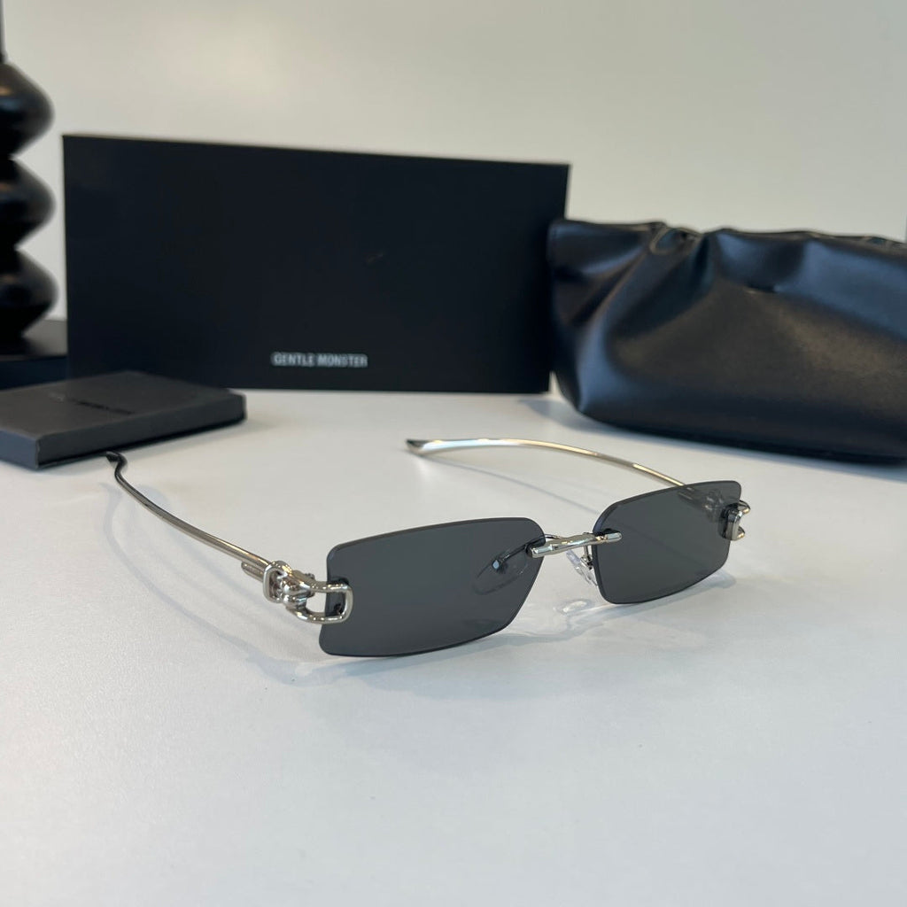 Gentle Monster Fashion Silver Lens Sunglasses for Men & Women - 432989