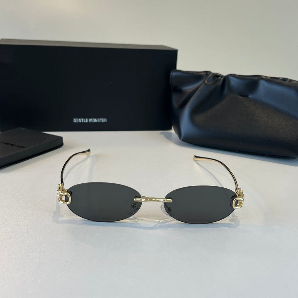 Gentle Monster Fashion Silver Lens Sunglasses for Men & Women - 488021 - detail image 2