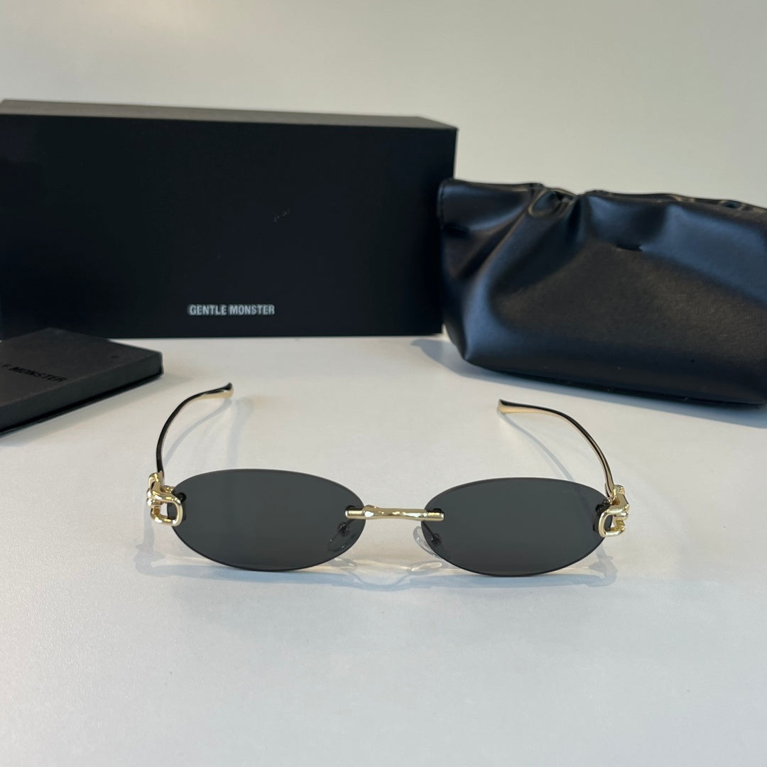 Gentle Monster Fashion Silver Lens Sunglasses for Men & Women - 416452 - detail image 2