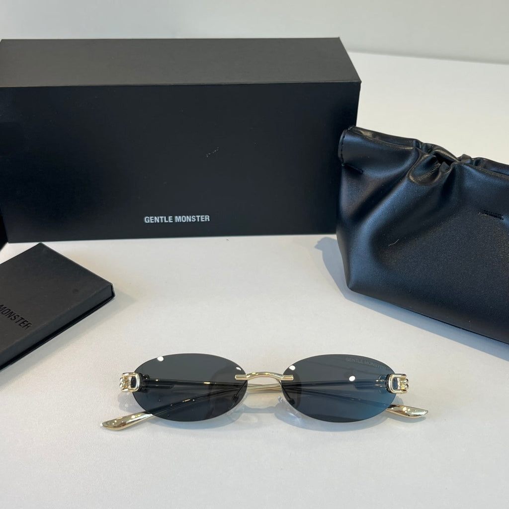 Gentle Monster Fashion Silver Lens Sunglasses for Men & Women - 488021 - detail image 4
