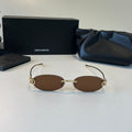 Gentle Monster Fashion Brown Lens Sunglasses for Men & Women - 432992