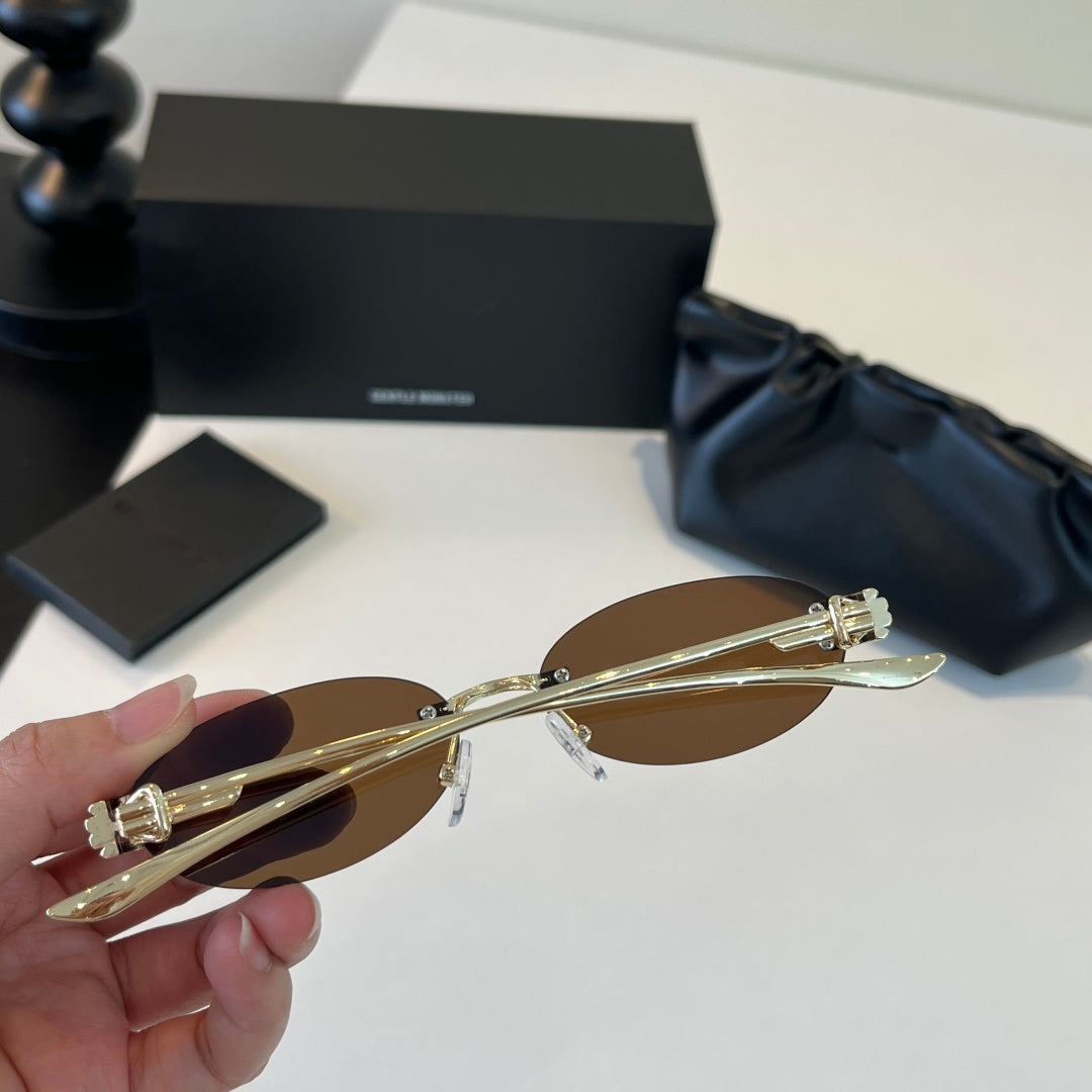 Gentle Monster Fashion Brown Lens Sunglasses for Men & Women - 432992 - detail image 8