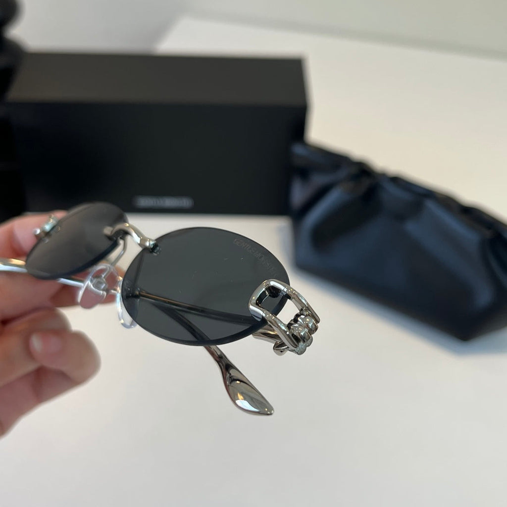 Gentle Monster Fashion Silver Lens Sunglasses for Men & Women - 416455 - detail image 6