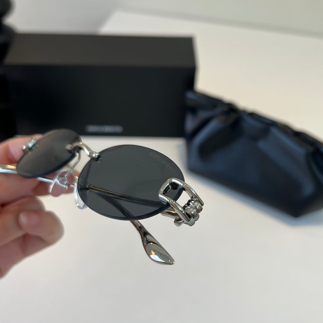 Gentle Monster Fashion Silver Lens Sunglasses for Men & Women - 416455 - detail image 6