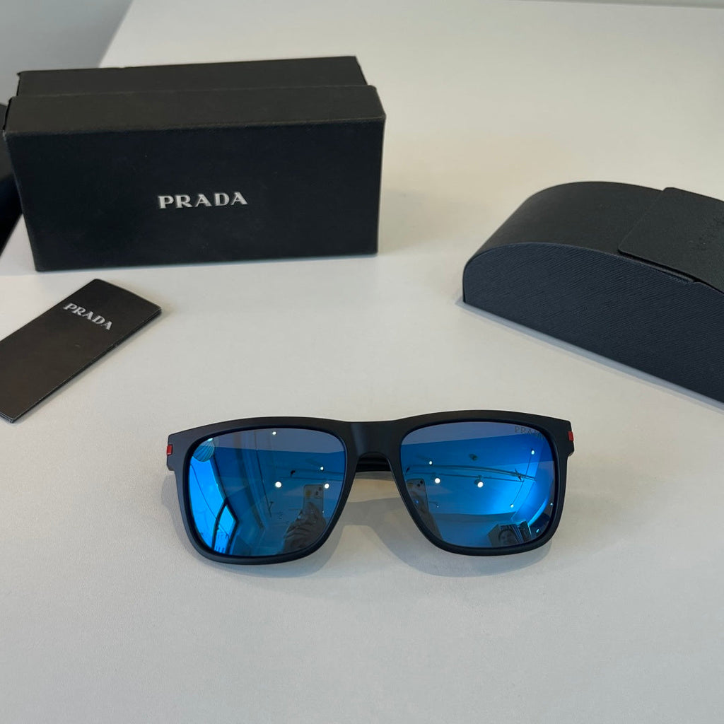 Prada Fashion Blue Lens Sunglasses for Men - 415796 - detail image 5