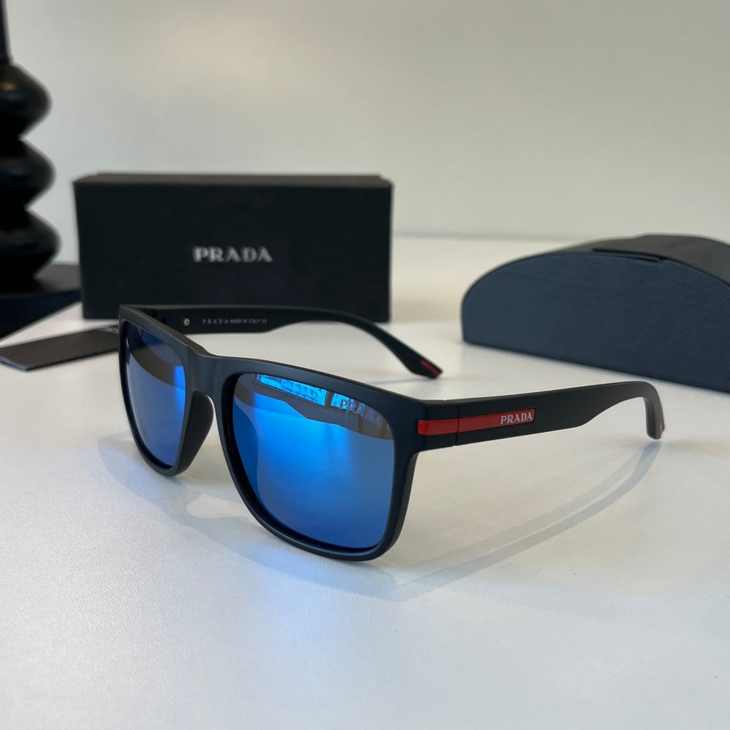 Prada Fashion Blue Lens Sunglasses for Men - 415796 - detail image 3